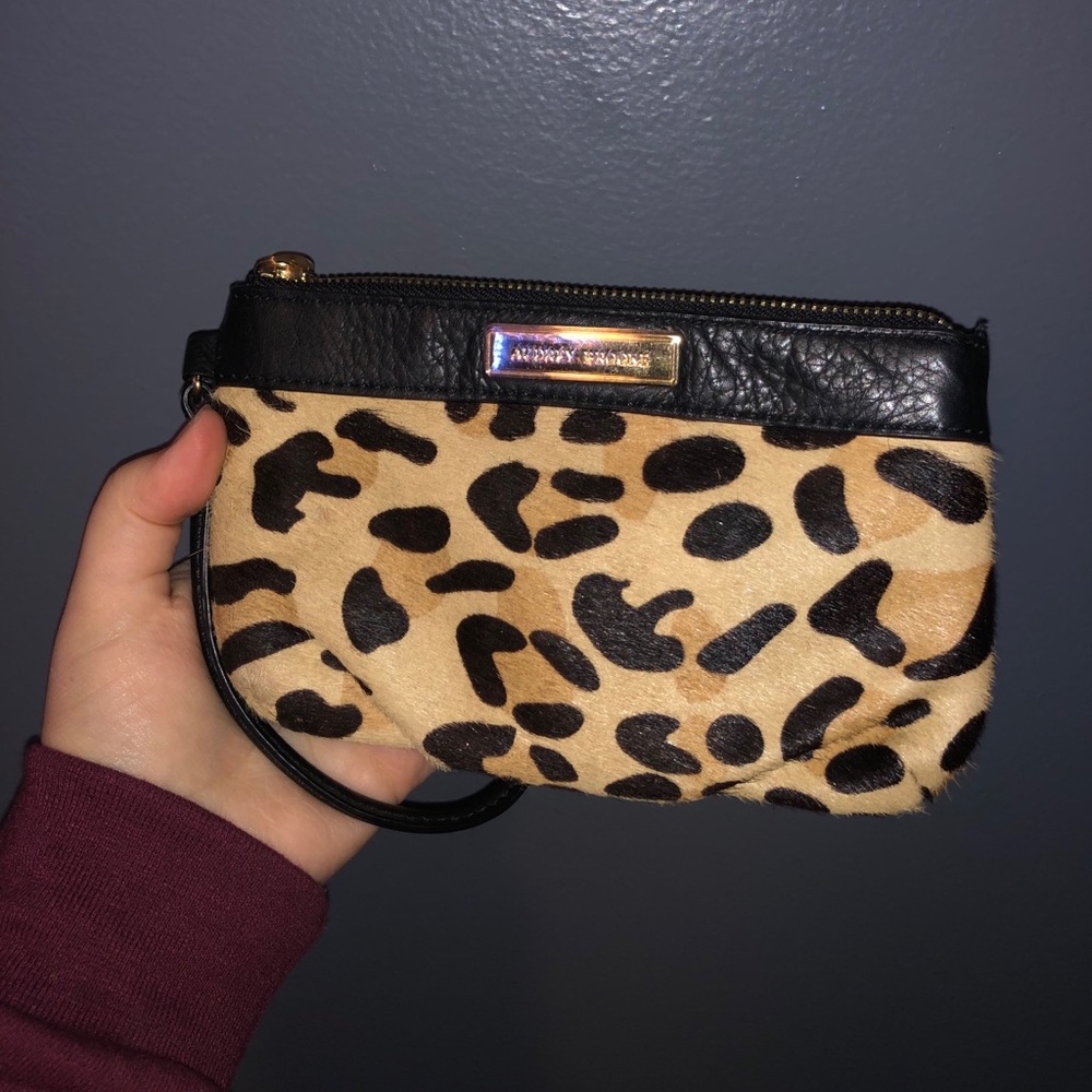 Audrey Brooke Faux Fur Hand Clutch